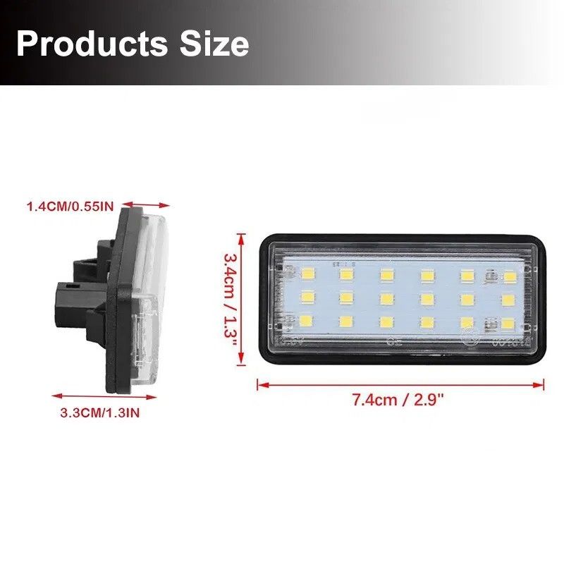 products/726/gx470 lexus svetla tablice led.jpg - LED SIJALICE ZA OSVETLJENJE TABLICE - LEXUS 201506A8 - Xenon Svetla Beograd